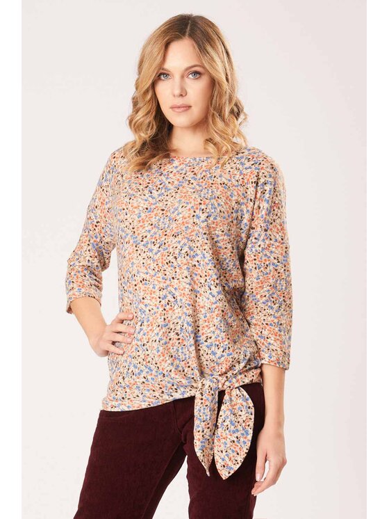 QUIOSQUE QUIOSQUE Halenka MARK BLOUSE Béžová Regular Fit
