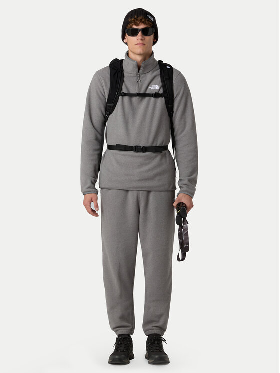 The North Face The North Face Fleecová mikina Glacier NF0A8D0Q Sivá Regular Fit