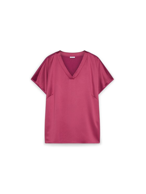 Fiorella Rubino Fiorella Rubino T-shirt G0D4L009277N029 Bordeaux Boxy Fit