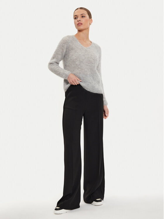 Max Mara Leisure Max Mara Leisure Sweter Fresis 2426366118 Szary Relaxed Fit