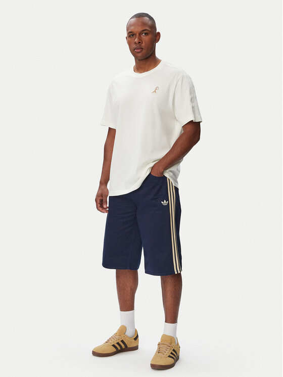 adidas adidas Шорти от плат Firebrid Twill Jorts KR7234 Тъмносин Regular Fit