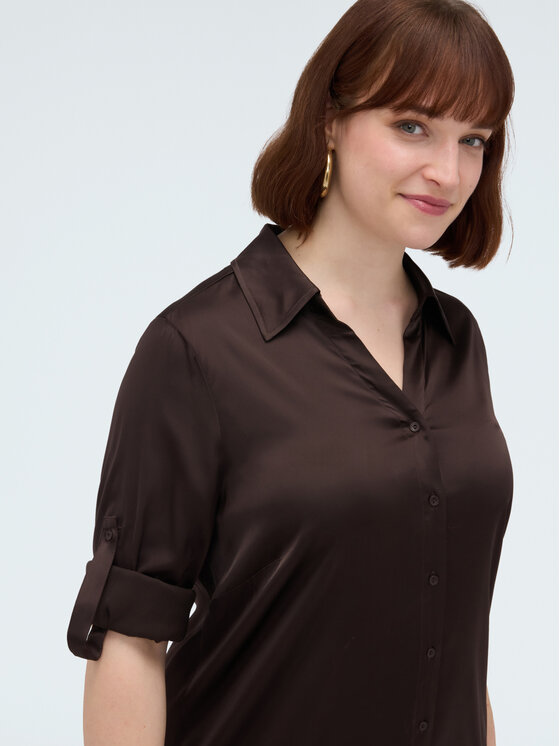 Fiorella Rubino Fiorella Rubino Sukienka wieczorowa 7038T001804N022 Brązowy Regular Fit