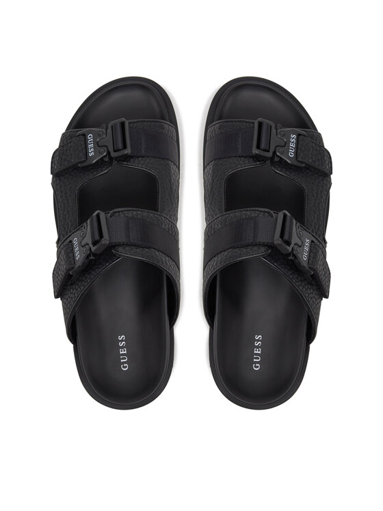 Guess Guess Klapki FMJBAH ELE03 Czarny