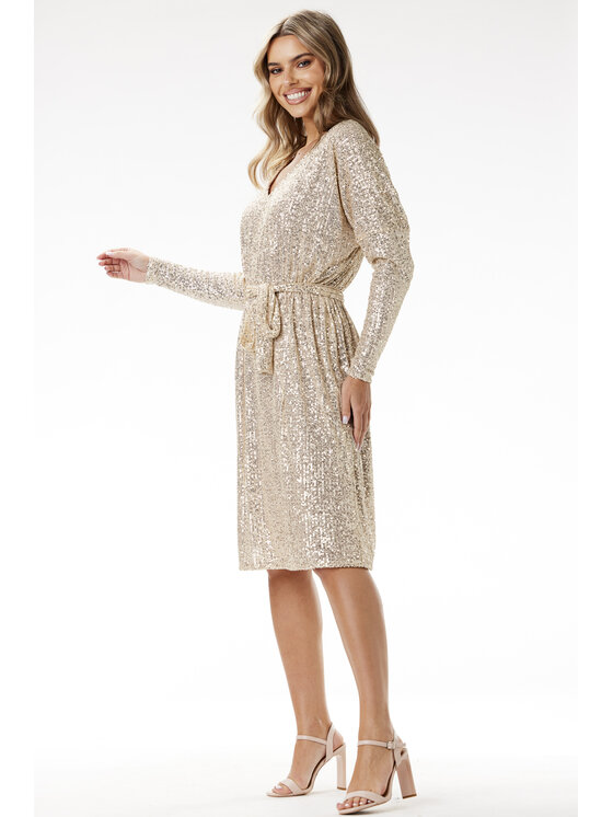 Awama Awama Abito da sera A690 Beige Basic Fit
