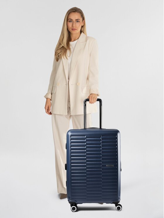 American Tourister American Tourister Walizka średnia 332560 Niebieski jasny