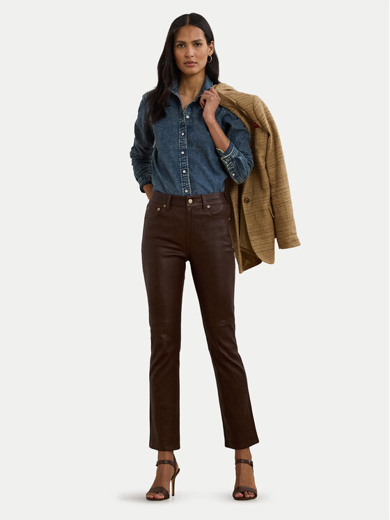 LAUREN RALPH LAUREN LAUREN RALPH LAUREN traper košulja 200971084001 Plava Classic Fit