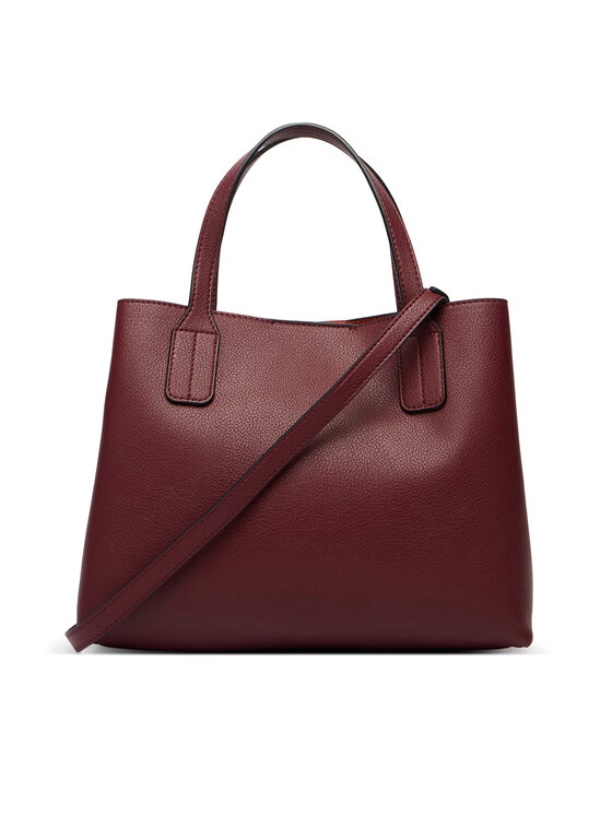 Tommy Hilfiger Tommy Hilfiger Torebka Th Icon Mini Satchel AW0AW18722 Bordowy