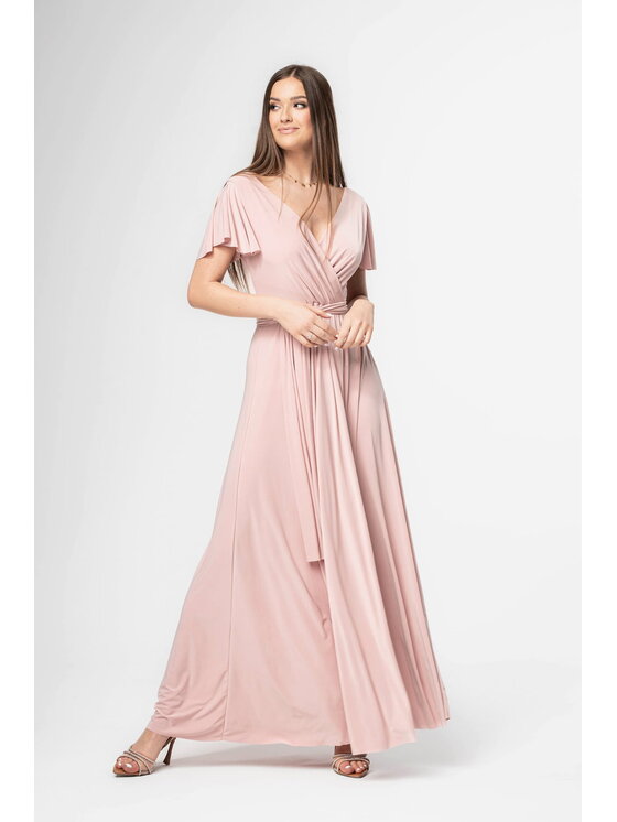 Aurora Aurora Koktejlové šaty Abelia Růžová Feminine Fit