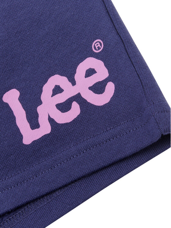 Lee Lee Sport rövidnadrág Wobbly Graphic LEG5092 Kék Regular Fit