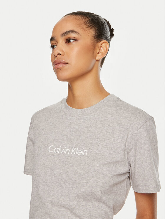 Calvin Klein Calvin Klein T-shirt Hero Logo K20K205448 Grigio Regular Fit