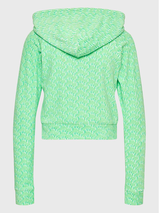 Juicy Couture Juicy Couture Bluza Madison JCWBJ123311 Zielony Regular Fit