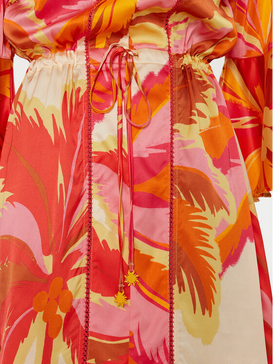 Maaji Maaji Літня сукня Jungle Palm PT2472CPO007 Оранжевий Regular Fit