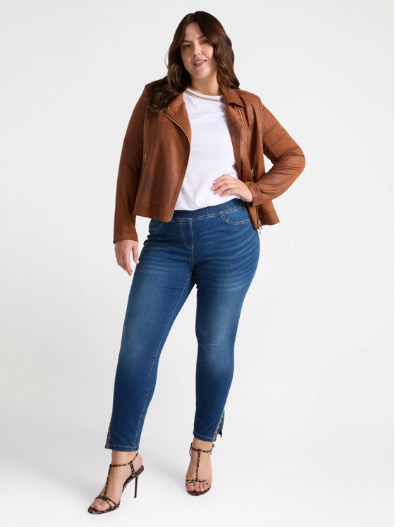 Fiorella Rubino Fiorella Rubino Jeansy P576T004812N024 Niebieski Skin Fit