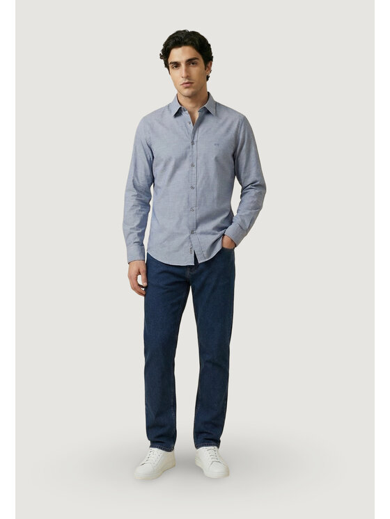 Armani Exchange Armani Exchange Camicia XM002112 AF22548 Blu Classic Fit