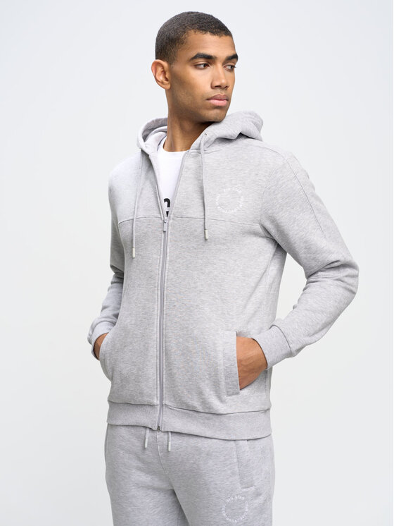 BIG STAR BIG STAR Bluza ajron_901 Szary Basic Fit