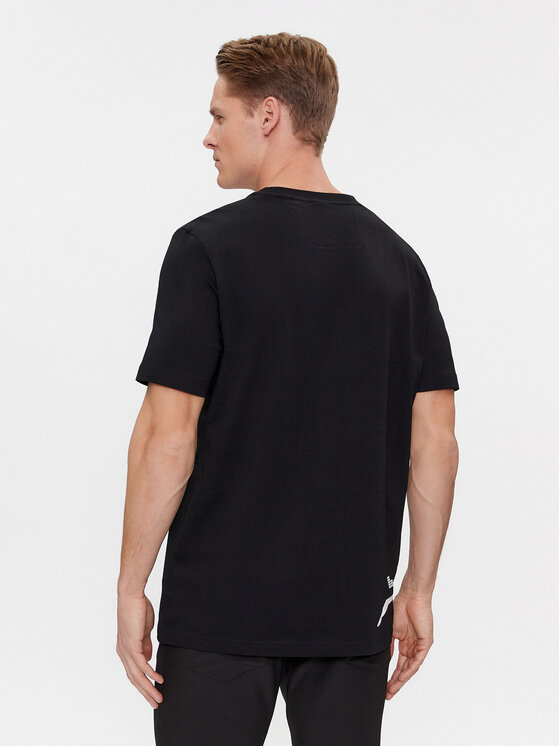 BOSS Boss T-särk 50506358 Must Regular Fit