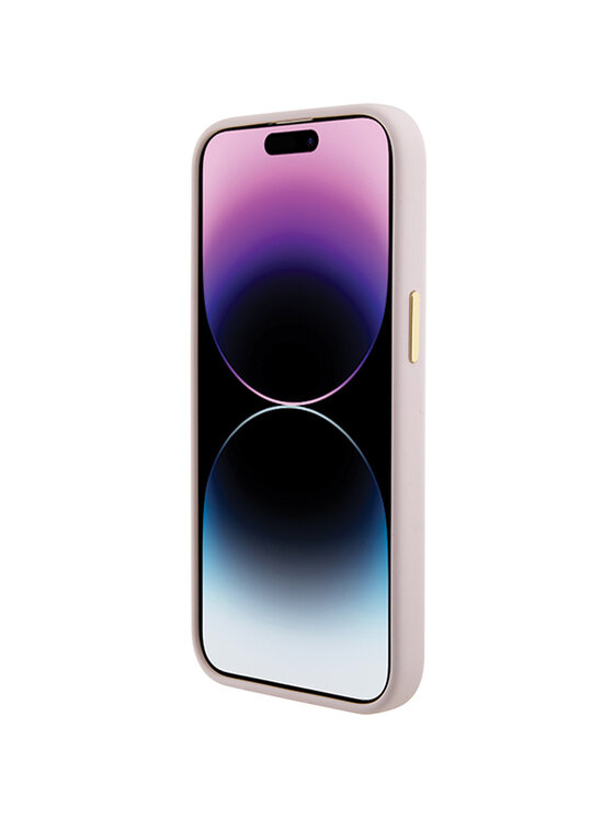 Guess Guess Etui na telefon iPhone 15 Różowy