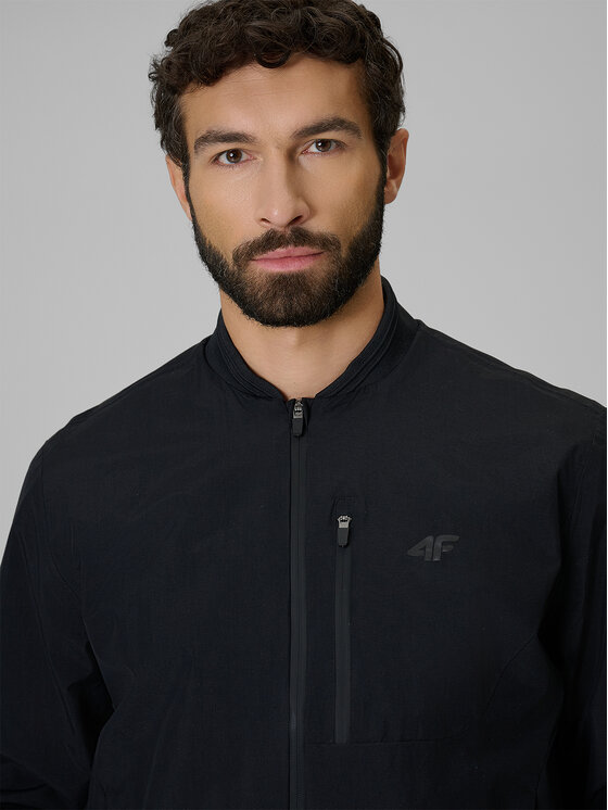 4F 4F Kurtka przejściowa CITY JACKETS Czarny Regular Fit