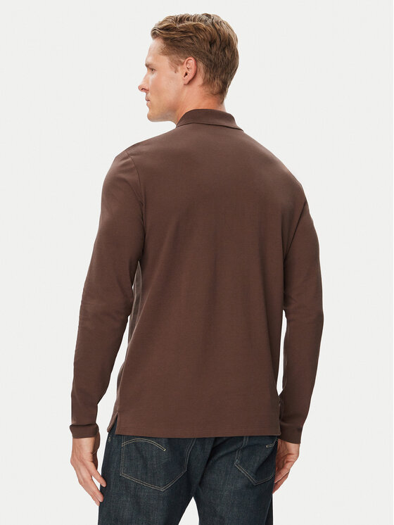 HUGO HUGO Polo marškinėliai Donoslong 50547358 Ruda Regular Fit