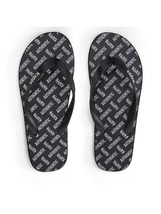Kappa Flip flop 371G1KW Black - Beige Lt Almond Colorat