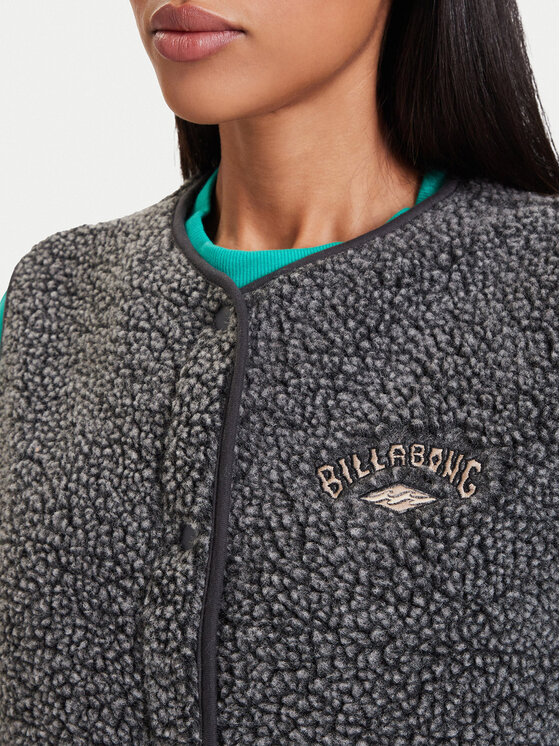 Billabong Billabong Αμάνικο Μπουφάν EBJPF00118 Σκούρο γκρι Relaxed Fit