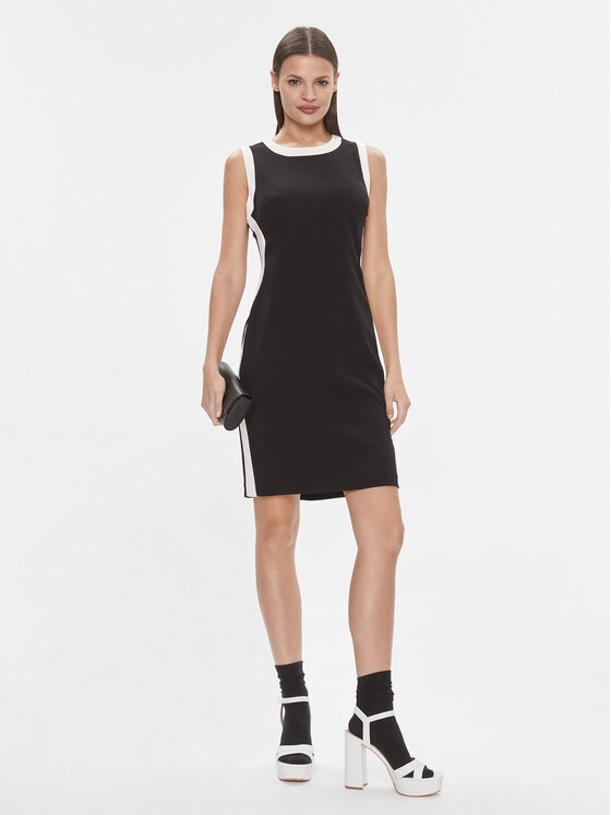 DKNY DKNY Vsakodnevna obleka DD3K1450 Črna Regular Fit
