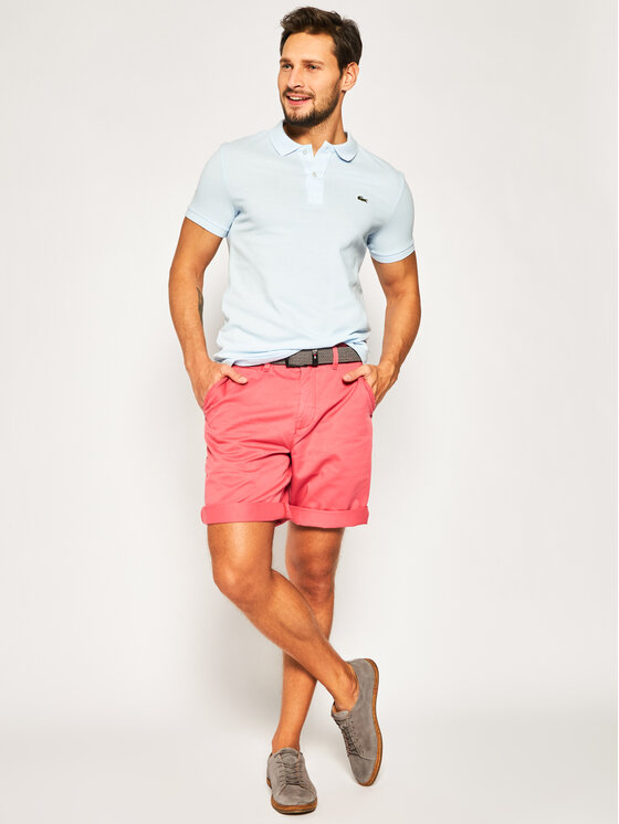 Lacoste Lacoste Polo PH4012 Niebieski Slim Fit