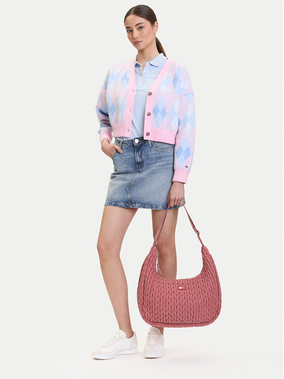 Tommy Jeans Tommy Jeans Torbica Tjw Urban Large Quilted AW0AW17929 Ružičasta