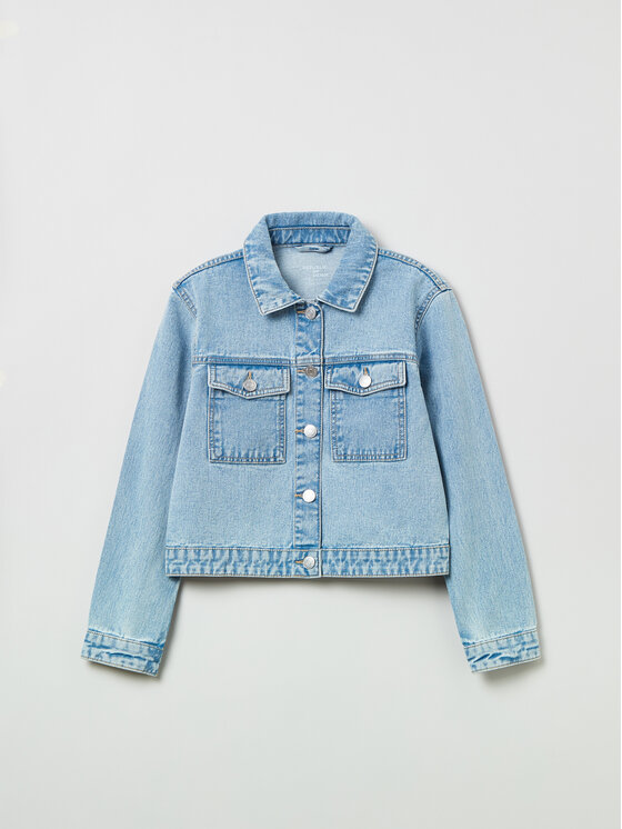OVS OVS Джинсова куртка 1689120 Голубий Regular Fit