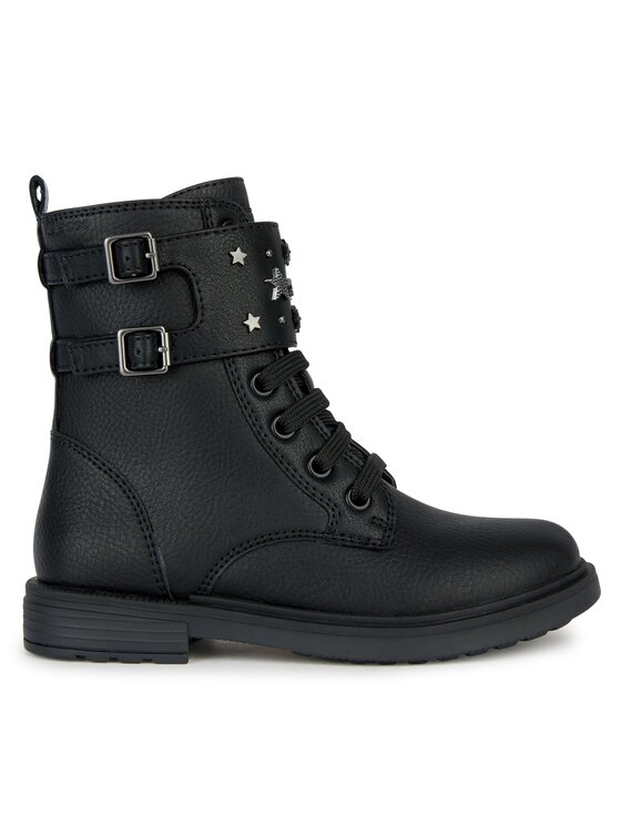Botki Geox, Rozmiar 37, Czarne, Jr Eclair J169QD 000BU C9B1G D