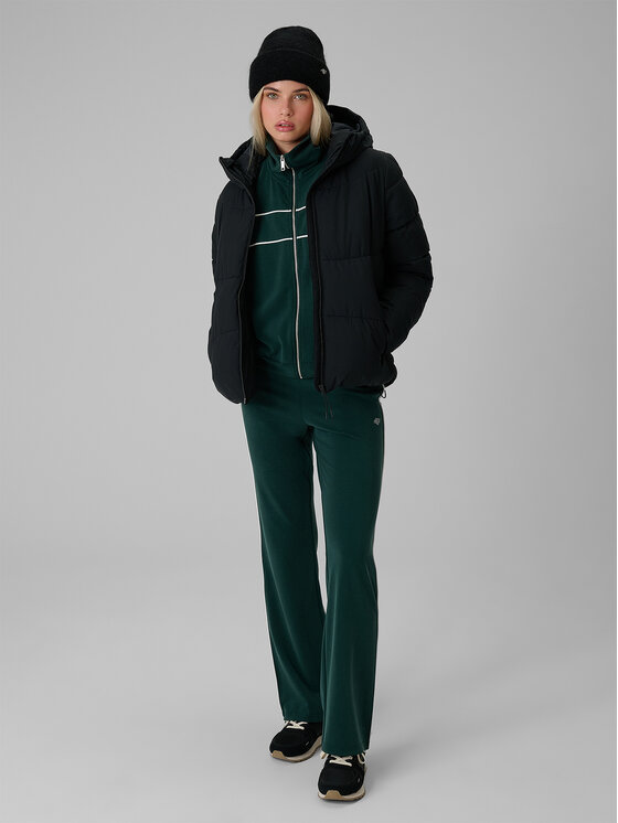 4F 4F Kurtka puchowa URBAN COMMUTER Czarny Regular Fit