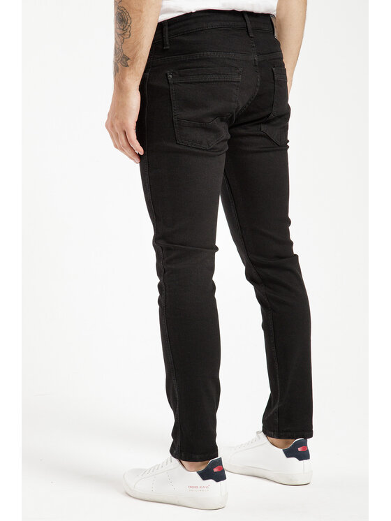Cross Jeans Cross Jeans Jeansy E 185-130 Czarny Tapered Leg