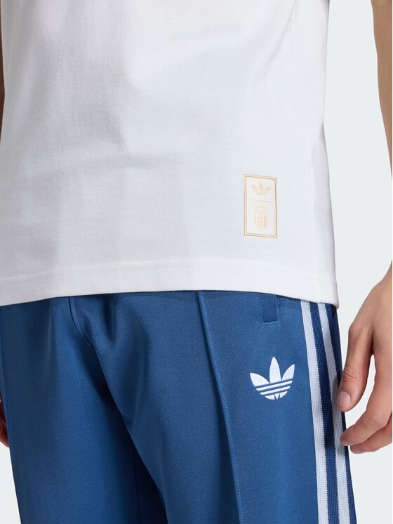 adidas adidas Koszulka techniczna 161929 Biały Slim Fit