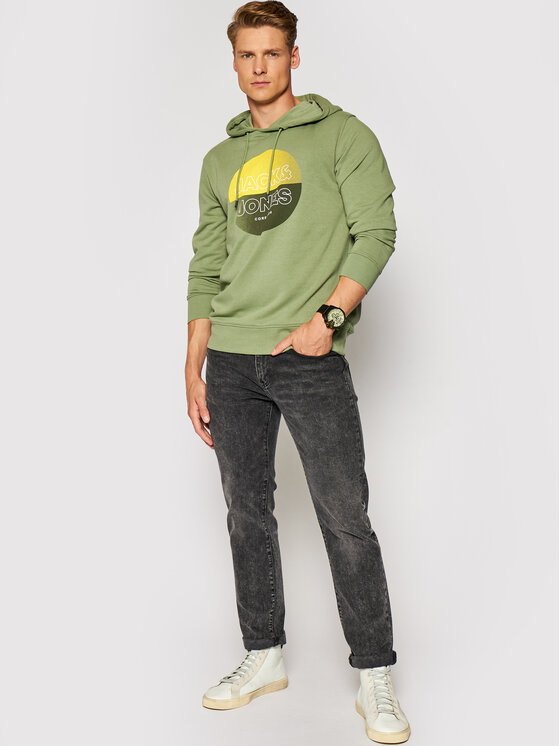 Felpa Fading 12191999 Verde Regular Fit