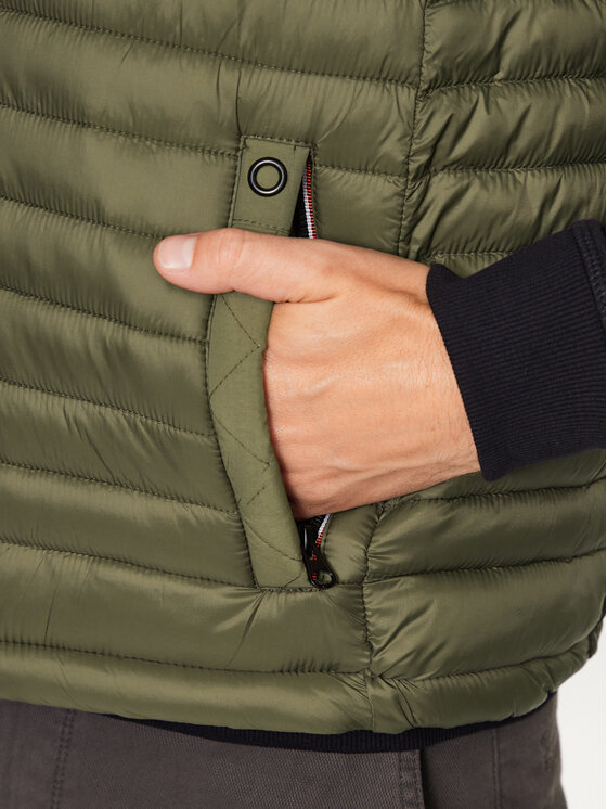 INDICODE INDICODE Vestă Leach 15-536 Kaki Regular Fit