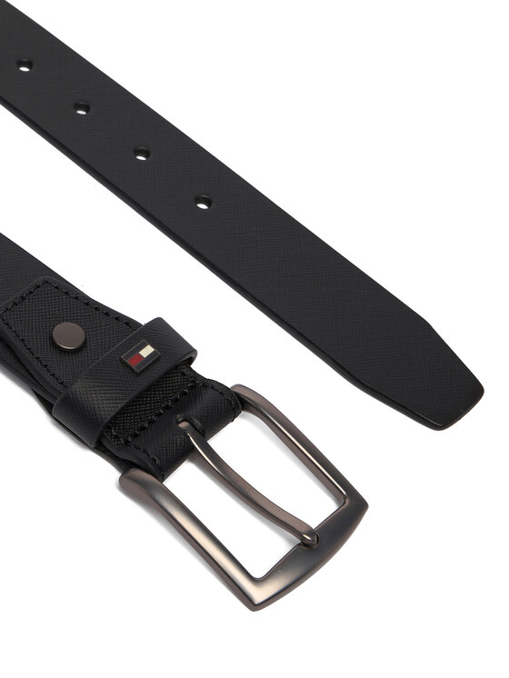 Tommy Hilfiger Tommy Hilfiger Curea pentru Bărbați Denton Adj 3.5 AM0AM14066 Negru