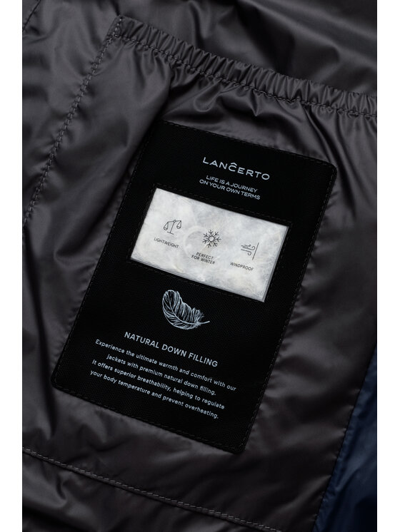 Lancerto Lancerto Kurtka puchowa Cesira KU135226000011 Granatowy Regular Fit
