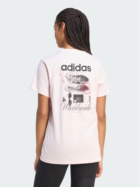 adidas adidas T-Shirt 165841 Brązowy ciemny Loose Fit