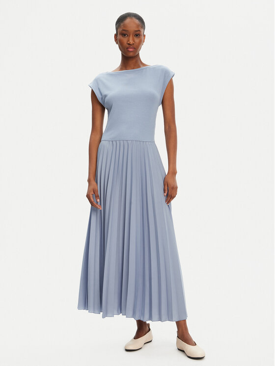 Tommy Hilfiger Tommy Hilfiger Ежедневна рокля WW0WW44491 Светлосиньо Regular Fit