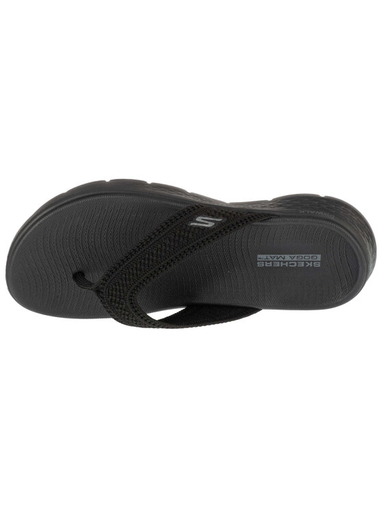 Skechers Skechers Infradito Skechers Go Walk Flex Sandal - Holly Nero