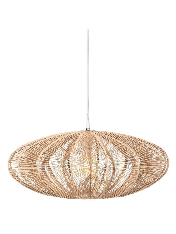 MIAhome MIAhome Lampa wisząca ABASHIRI 57 cm Beżowy