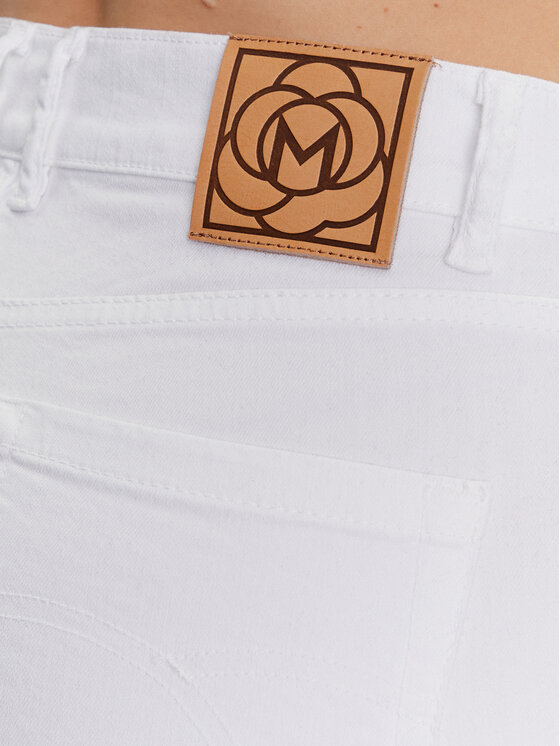 Marella Marella Hlače Olpe 2331310334 Bijela Regular Fit