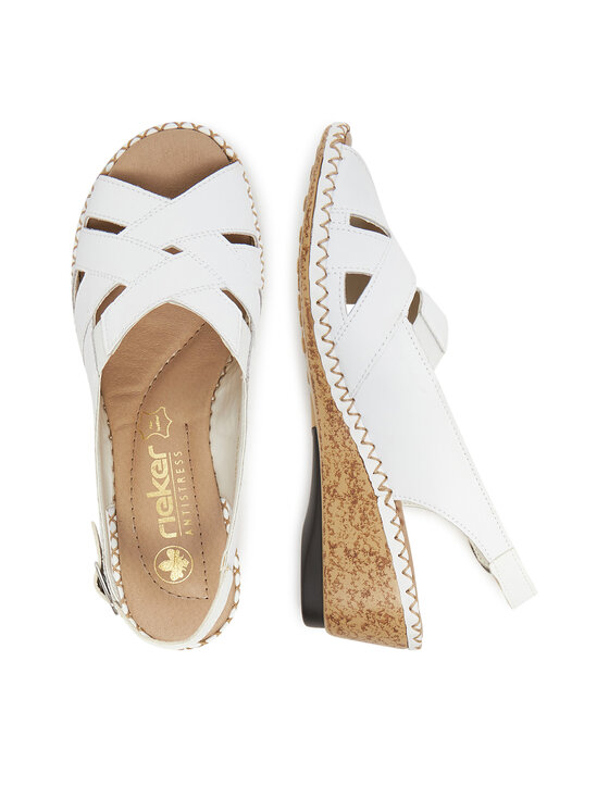 Rieker Rieker Sandali 66189-80 Bianco
