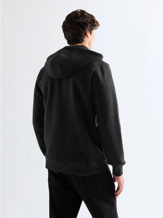 Wrangler Wrangler Felpa GRAPHIC ZIP HOODIE Nero Regular Fit