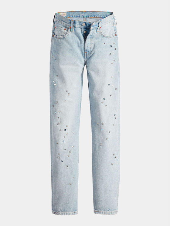 Levi's® Levi's® Jeans hlače 501® 12501-0466 Modra Straight Fit