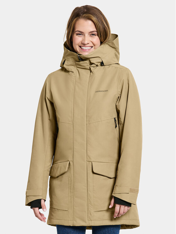 Didriksons Didriksons Parka Frida Wns Parka 7 504815 Béžová Regular Fit