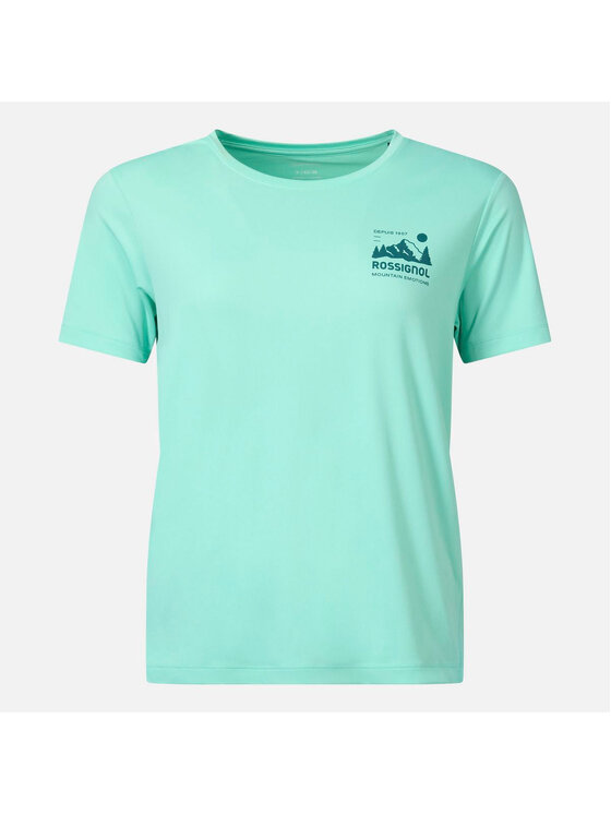 Rossignol Rossignol T-Shirt W Graphic Active Tee Zielony jasny Regular Fit