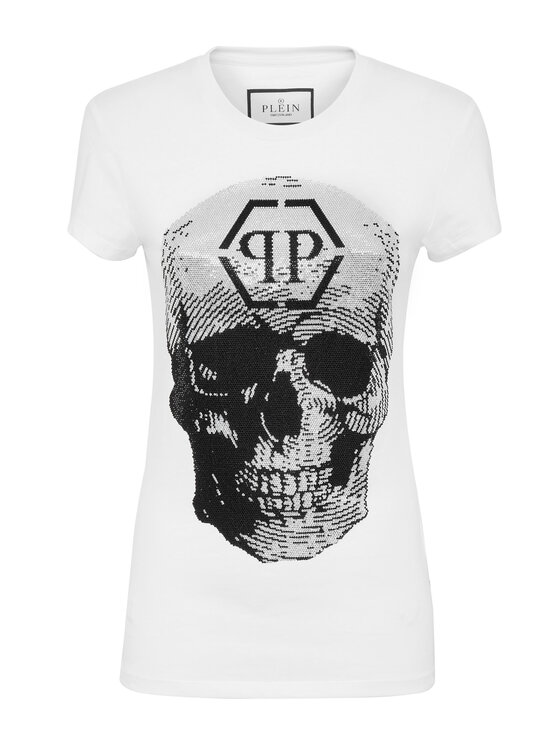 PHILIPP PLEIN PHILIPP PLEIN T-shirt 2557 Bianco Regular Fit
