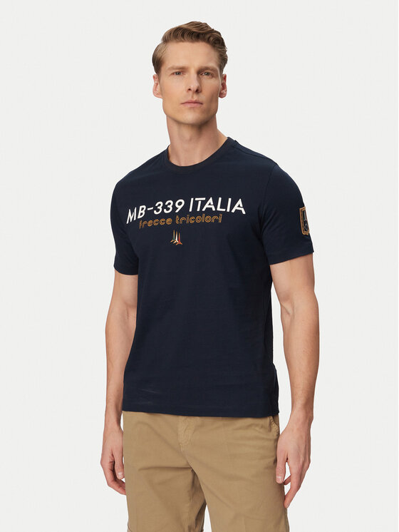 Aeronautica Militare Tricou 261TS2523UJ00682 Bleumarin Regular Fit