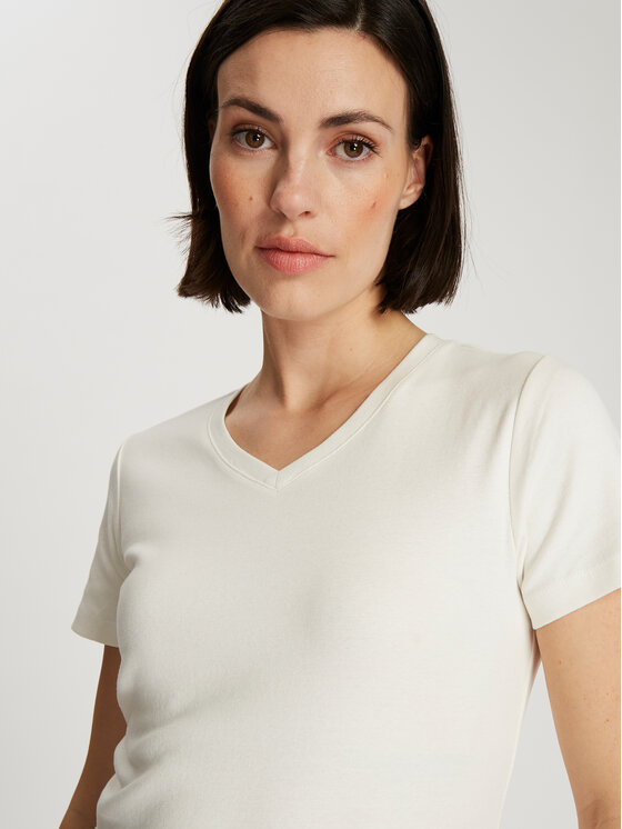 Cross Jeans Cross Jeans T-Shirt 56152-028 Beżowy
